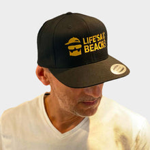 Load image into Gallery viewer, Coach E Black/Gold Cap
